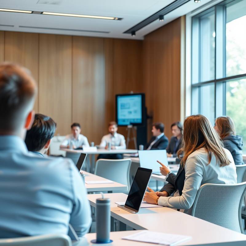Grabación de un seminario sobre tecnología y tendencias digitales.